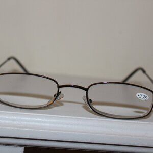 Hilco Men's Reading Glasses +3.75 (VR106)